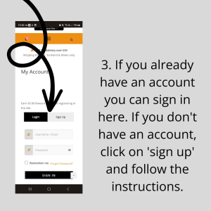 How to access your account 3. 