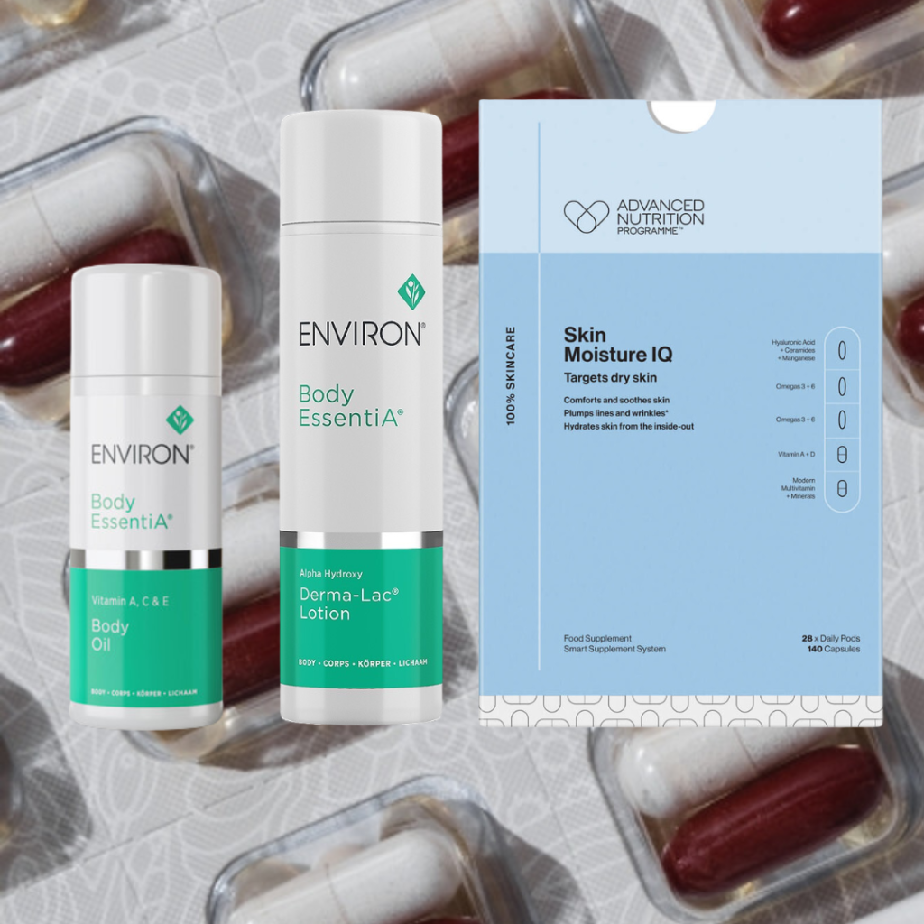 Supplements, ANP Skin Moisture IQ, Environ, Body Oil, hydrating lotion, body care