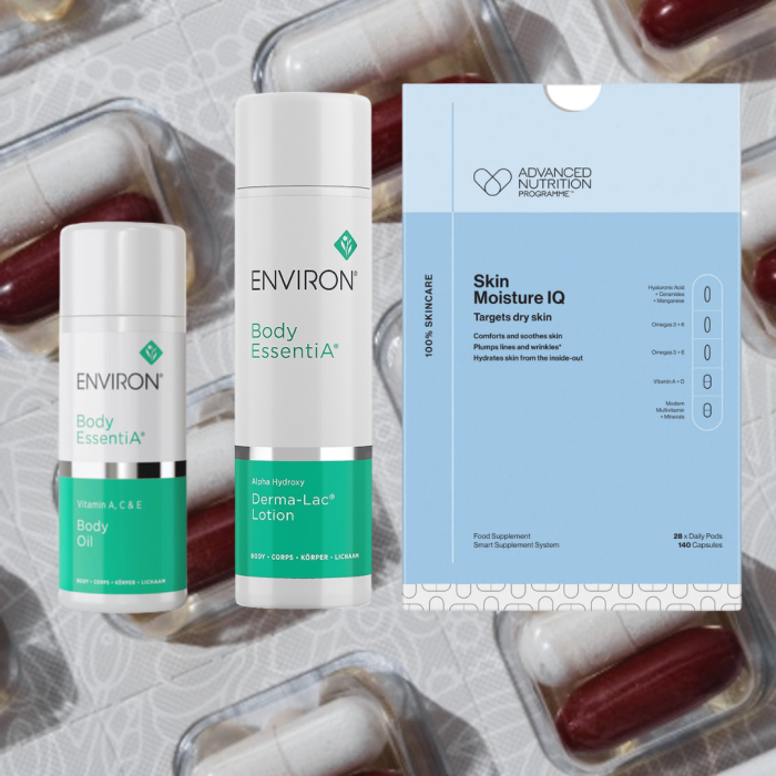 Supplements, ANP Skin Moisture IQ, Environ, Body Oil, hydrating lotion, body care, body products for winter