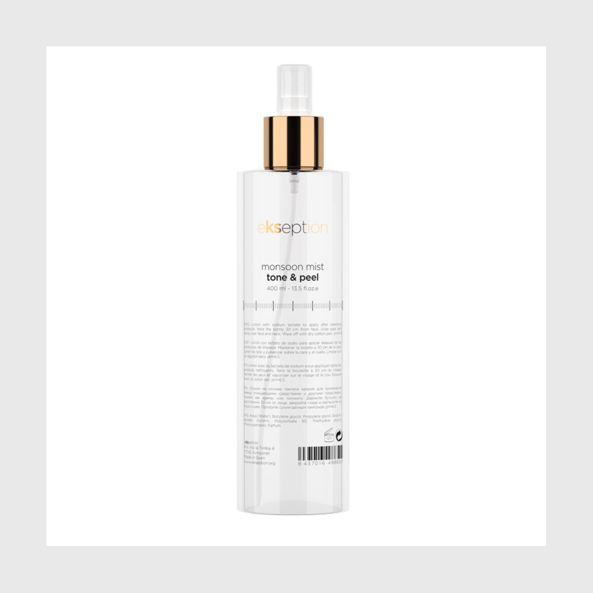 Ekseption Monsoon Mist Tone and Peel