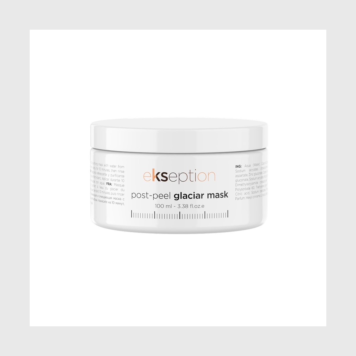 Ekseption Post-Peel Glaciar Mask