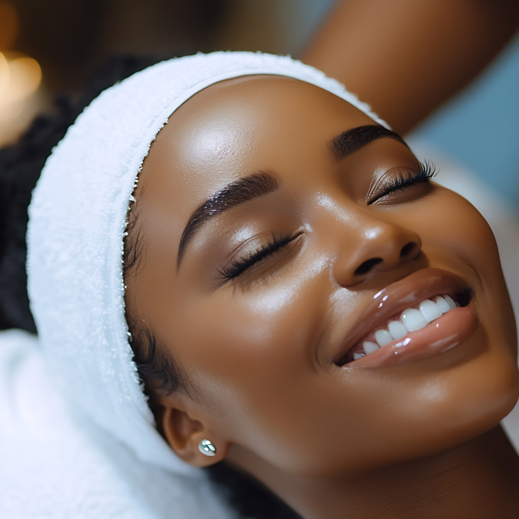 Facial, face treatment,