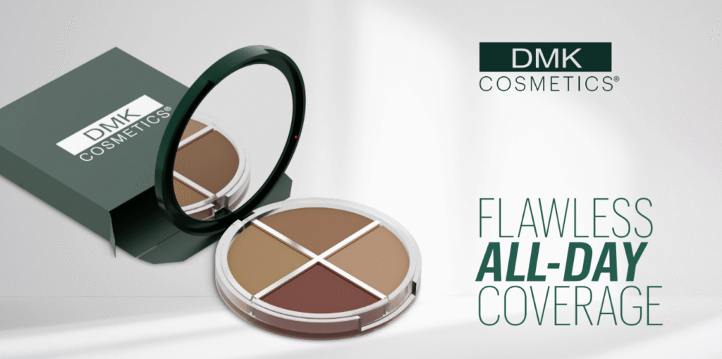 DMK Cosmetics, DMK Makeup, make-up, foundations, DMK quads, DMK Concealer, DMK highlighter