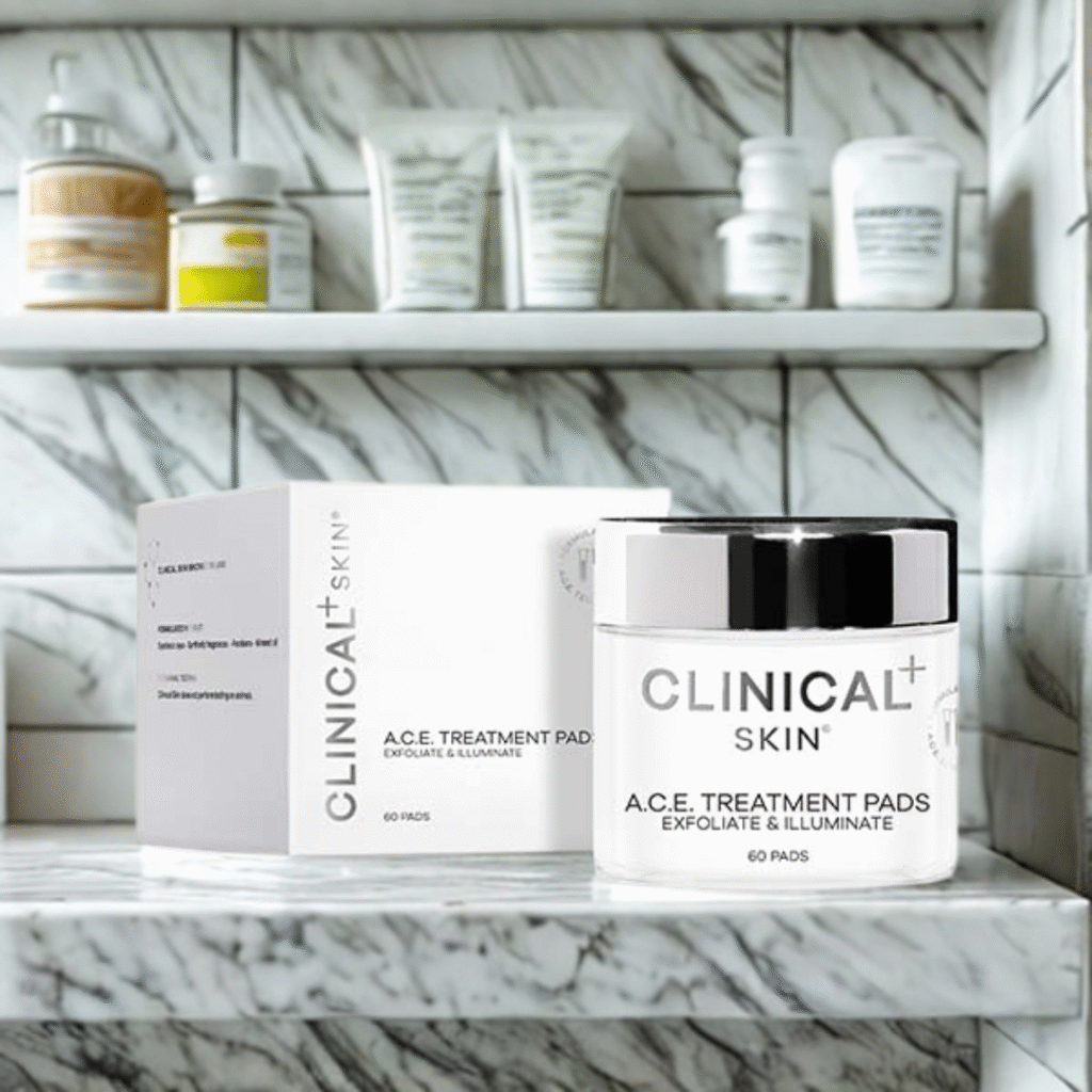 Exfoliating peel pads