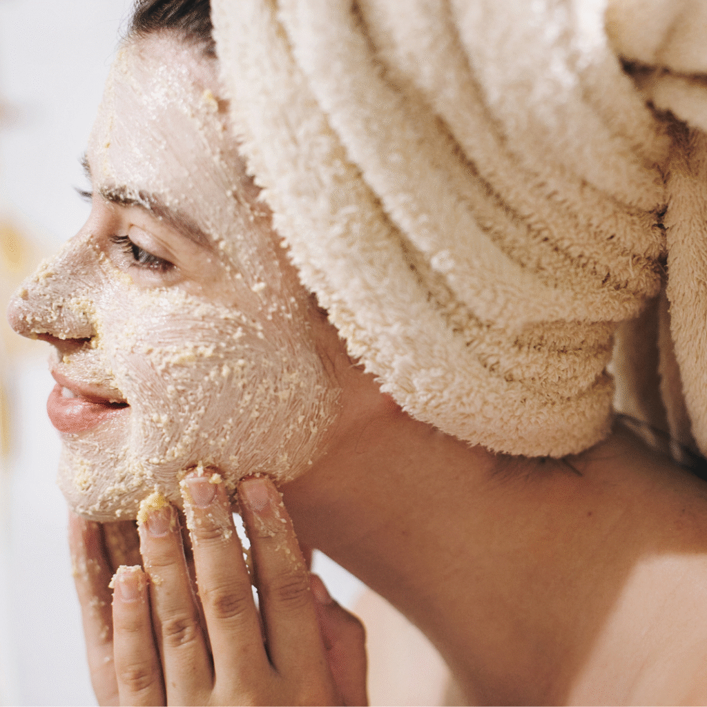 facial scrub, exfoliators, home facial