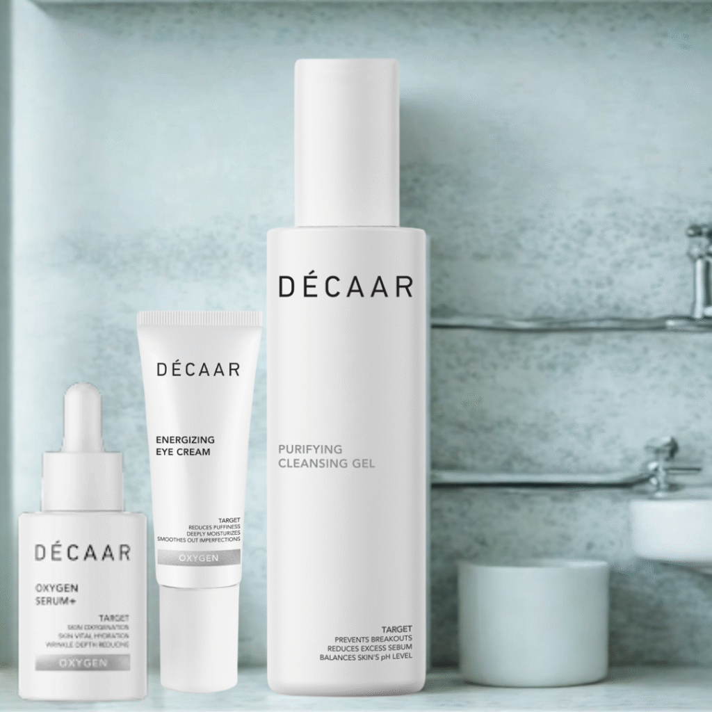 Decaar Energising eye gel, Decaar Oxygen Gel, Decaar Oxygen Serum, Biotic skincare