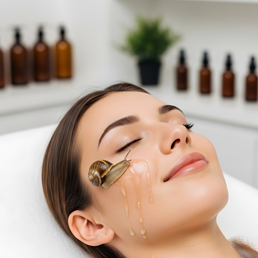 Snail facial, facial, gimmicks