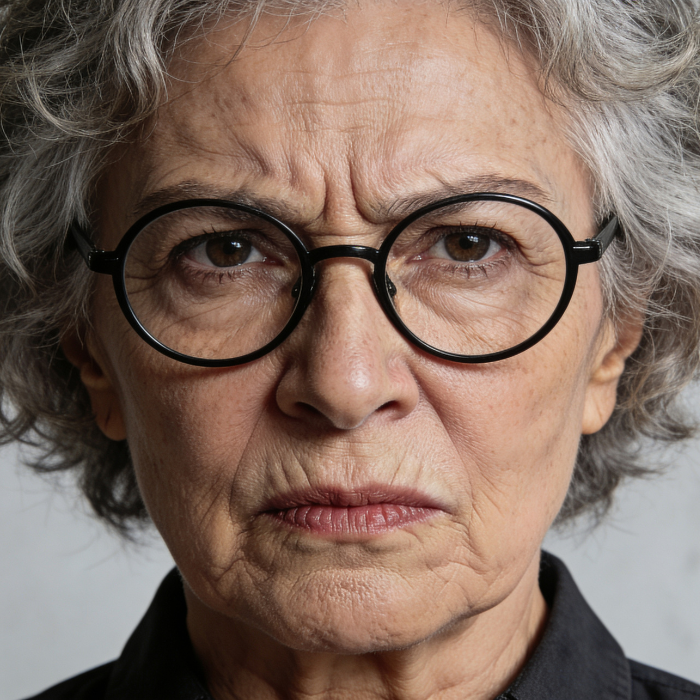 ladies face showing signs of lines and wrinkles, lip lines, and a loss of structure.